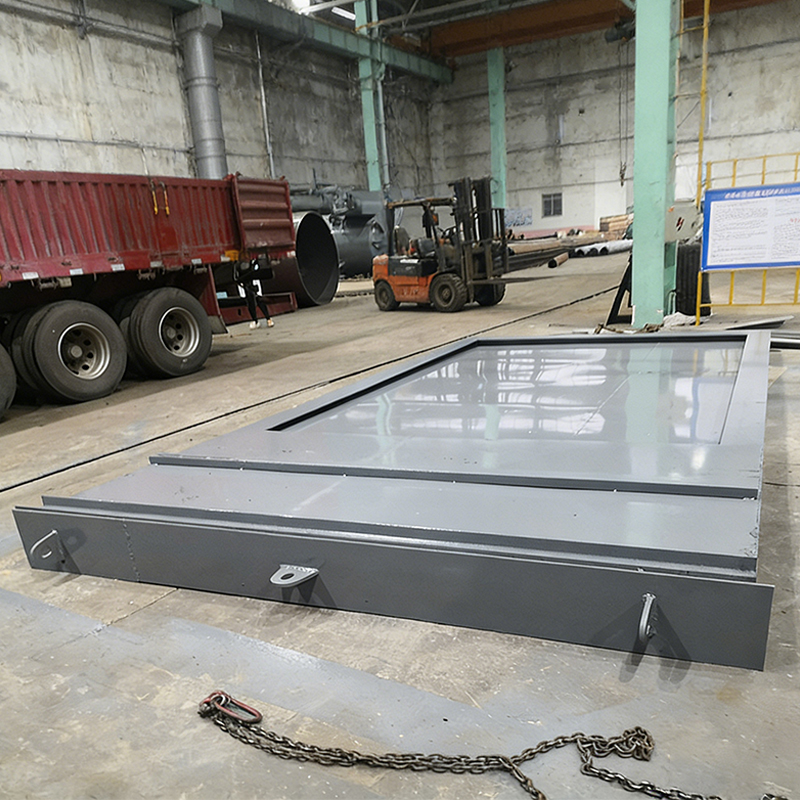 Van cổng tác động nhanh ba liên kết với nhau cho ống khói lò than cốc (thời gian mở <1s)